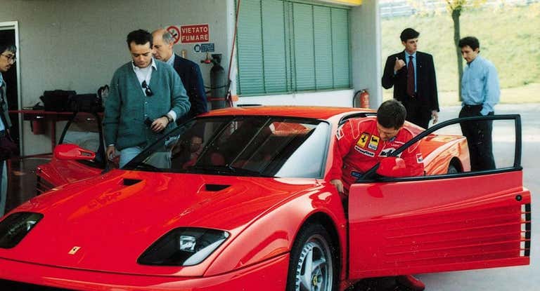 Ferrari F512M, modelo de la marca italiana, en una foto del año 1994.
