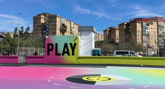 Málaga ‘resucita’ una vieja pista para que el fútbol base siga soñando