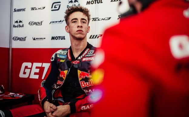 Pedro Acosta, en la pretemporada 2024 de MotoGP.  Rob Gray (Polarity Photo)