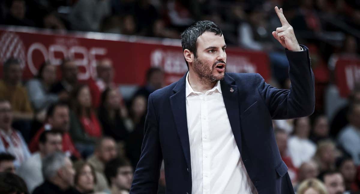 Carlos Cantero durante un partido con el Casademont Zaragoza./FEB