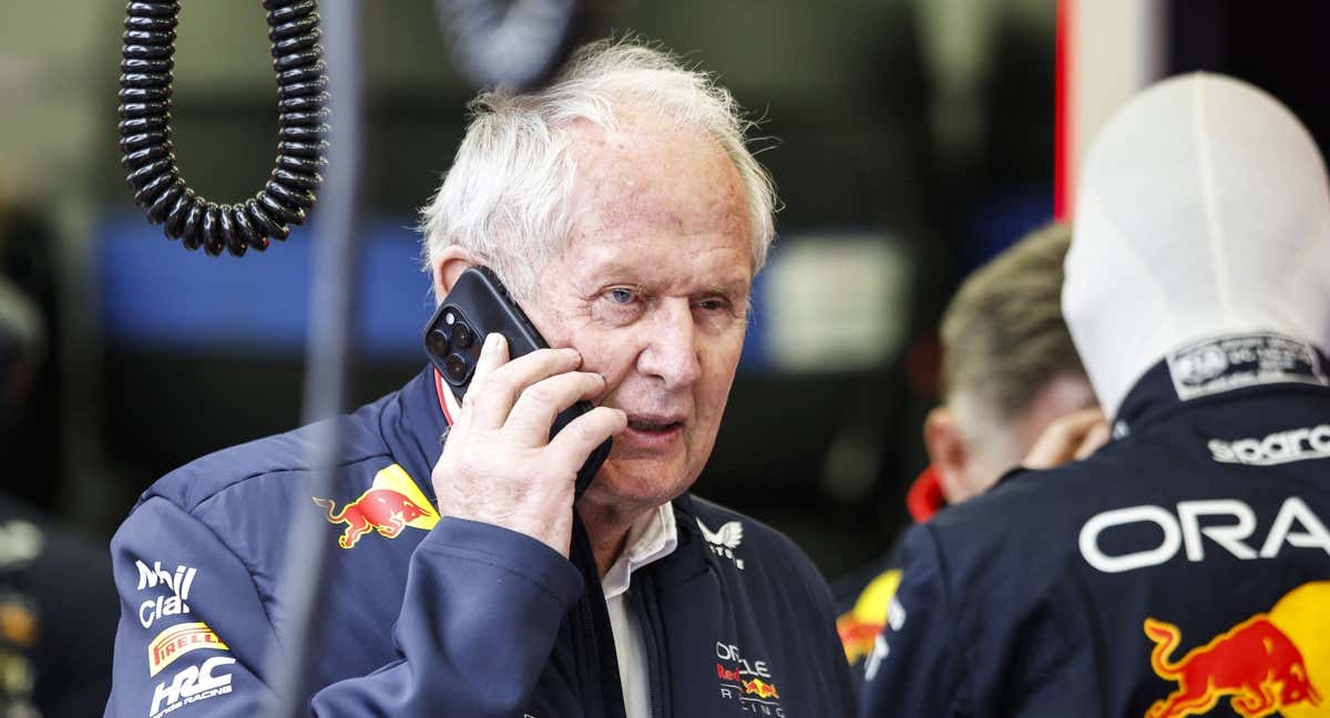 Helmut Marko, en el box del equipo Red Bull./EP