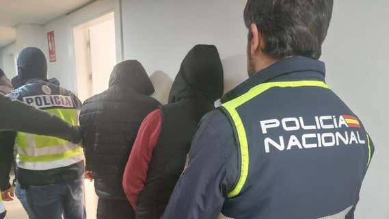 Imagen de los ultras detenidos el pasado jueves. /POLICÍA