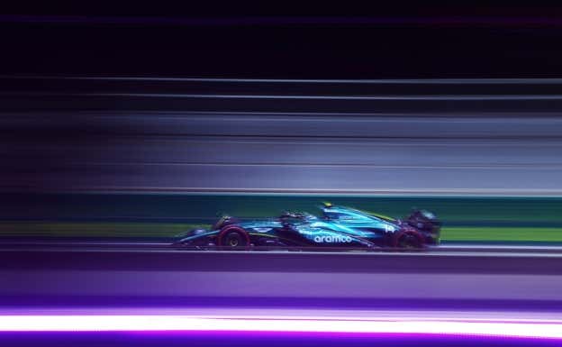 Fernando Alonso, en la clasificación del GP de Arabia Saudí 2024 de F1.  EP