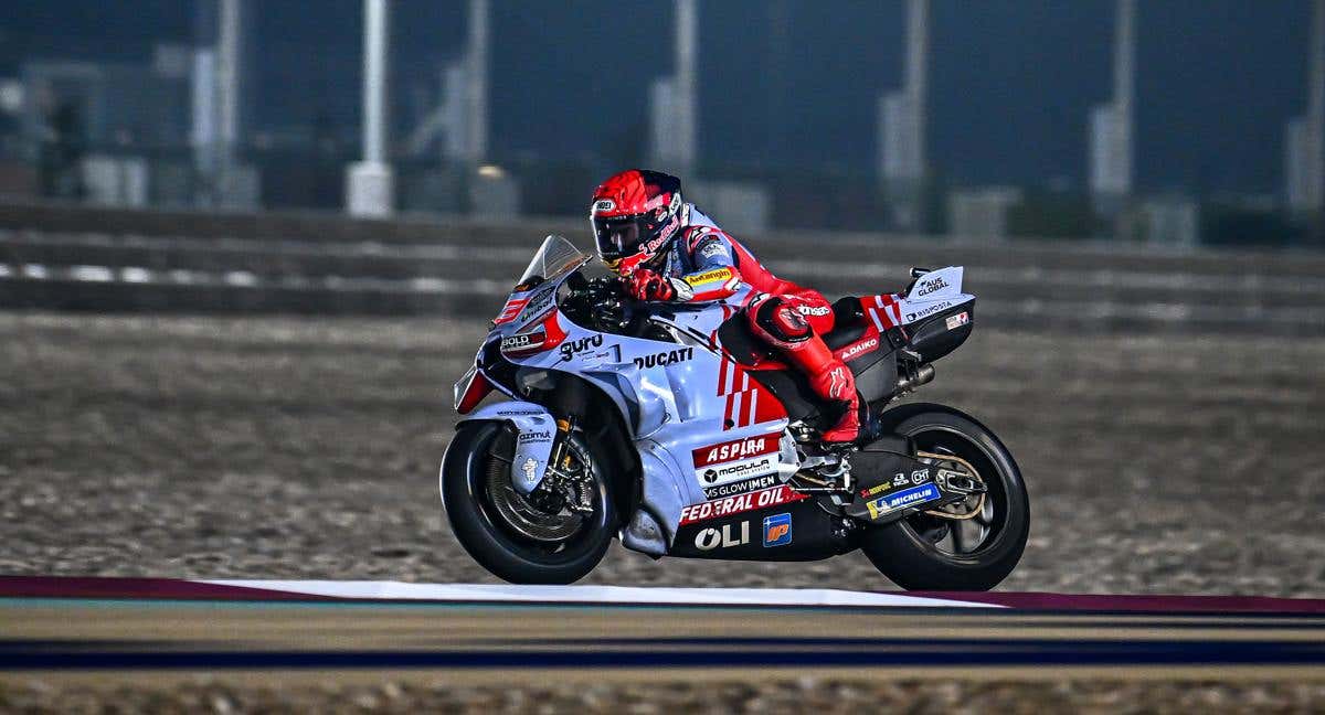 Marc Márquez, durante el Sprint de Catar.