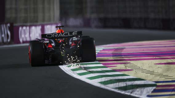 El RB20 de Max Verstappen, en el circuito de Yeda, en la F1 2024. /Reuters