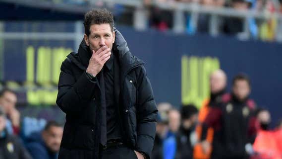 Simeone, hoy, en Cádiz. /AFP