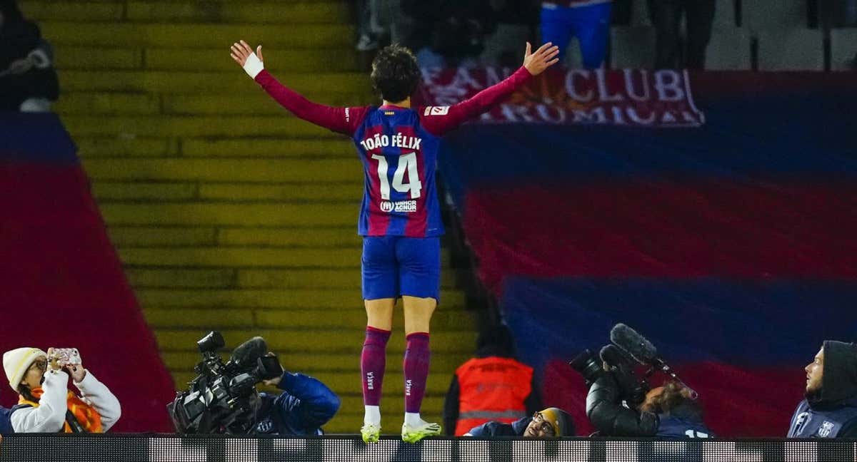 João Félix se medirá al equipo que tiene sus derechos./EFE/ Enric Fontcuberta