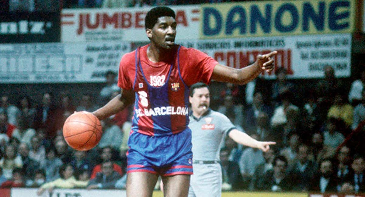 Chicho Sibilio, durante su etapa en el Barça.