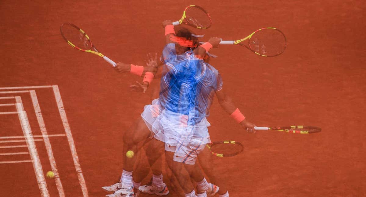 Rafa Nadal, en una de sus últimas participaciones en el Open Banc Sabadell de Barcelona. /AFP