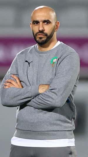 Regragui, seleccionador de Marruecos.