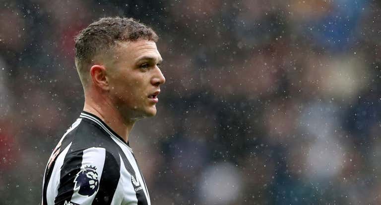 Kieran Trippier, en un partido con el Newcastle.