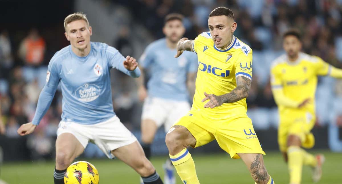 Partido de LaLiga entre el Celta de Vigo y el Cádiz./EFE/Salvador Sas