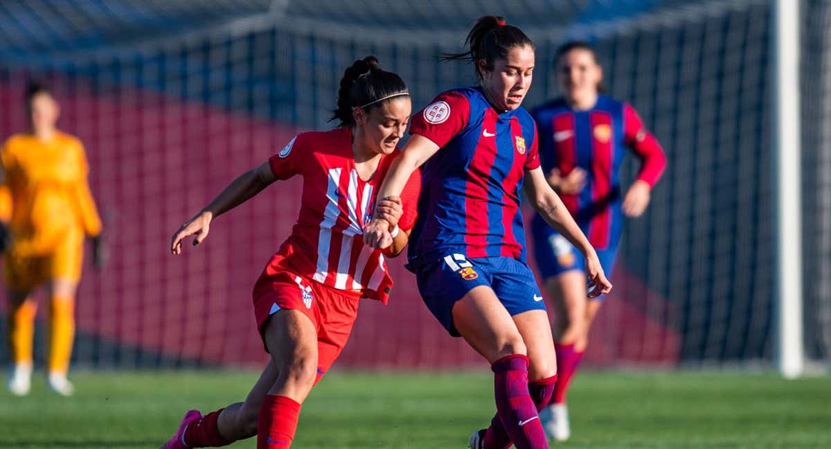 Giulia Dragoni contra el Atlético de Madrid B.