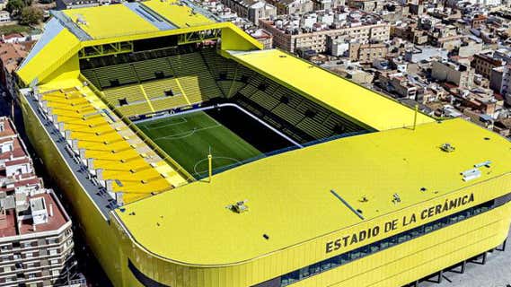 El estadio de La Cerámica desde arriba. /Villarreal c.f