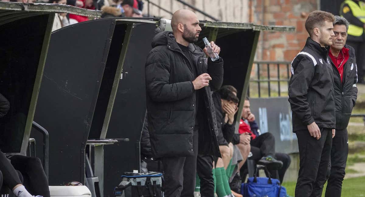 Claudio Giráldez, en un partido con el Celta B./EFE