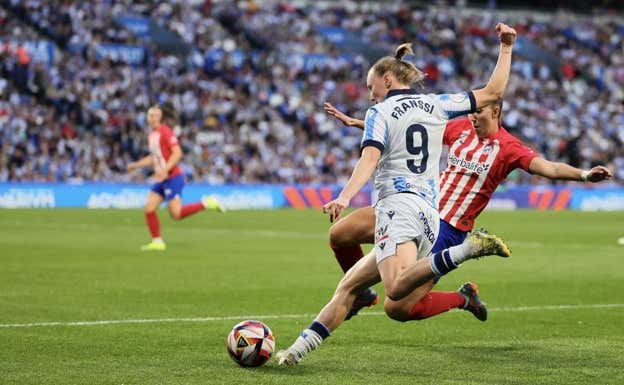Franssi durante el partido.  REAL SOCIEDAD