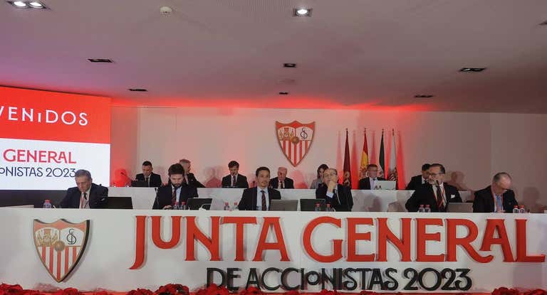 José María Del Nido Carrasco, durante la última Junta General de Accionistas.