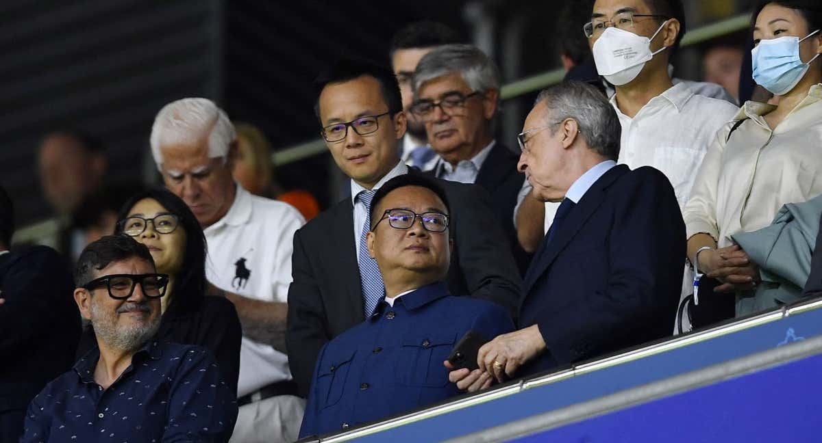 Chen, en el estadio del Espanyol.