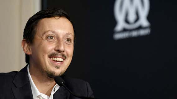 Pablo Longoria, presidente del Olympique de Marsella. /AFP