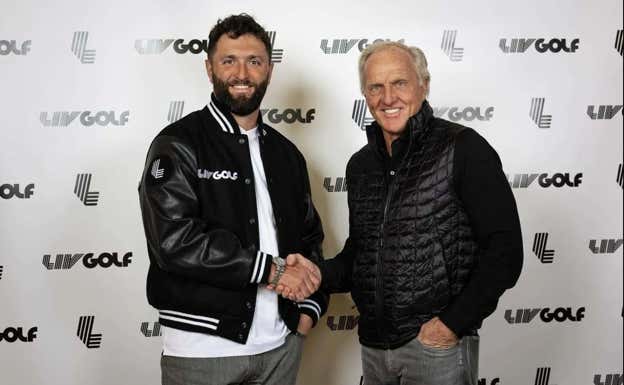 Jon Rahm, tras aceptar la oferta de los saudíes.  LIV Golf