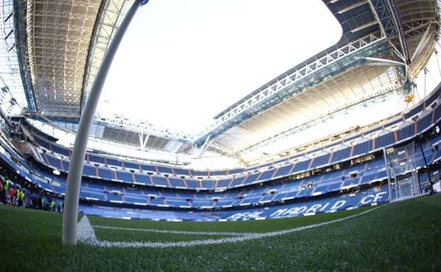 Vista del Santiago Bernabéu, estadio del Real Madrid.  EFE / Rodrigo Jimenez