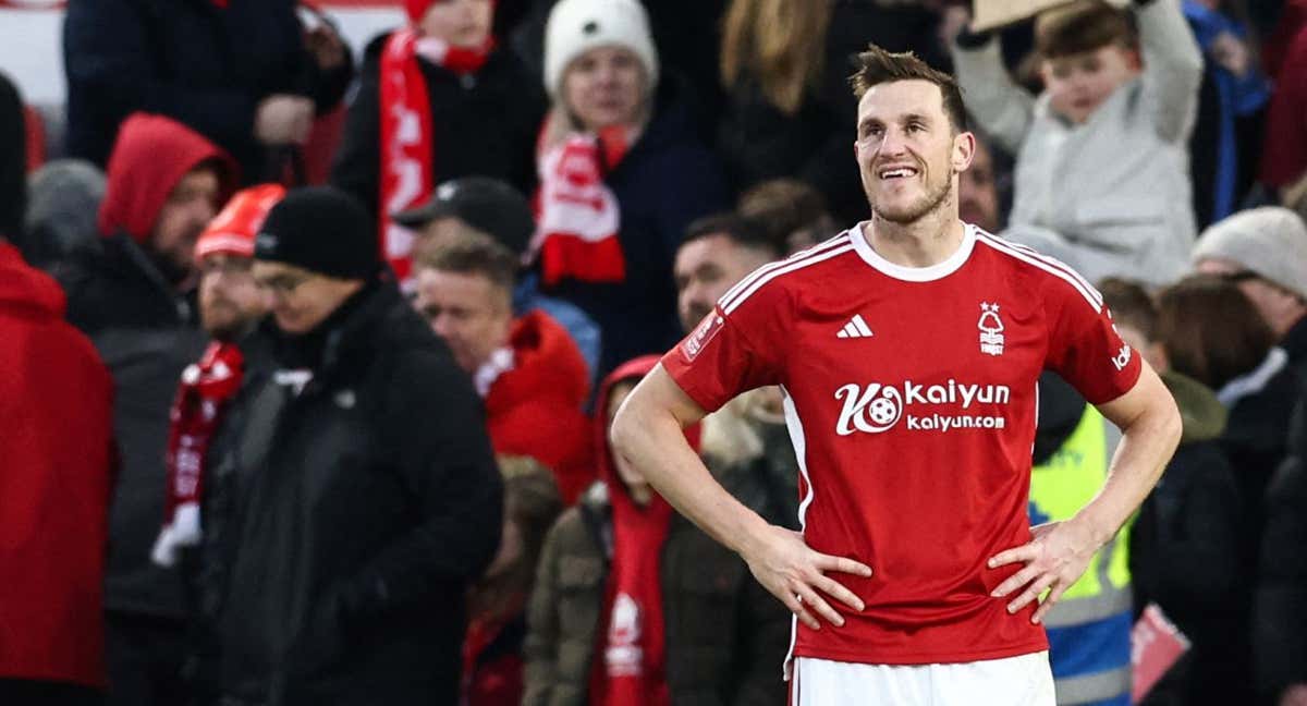 Chris Wood, máximo goleador del Forest esta temporada./Darren Staples / AFP