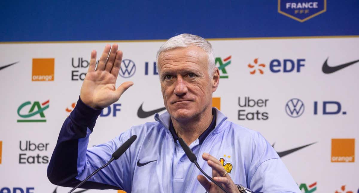 Deschamps, en la rueda de prensa de Francia./EFE