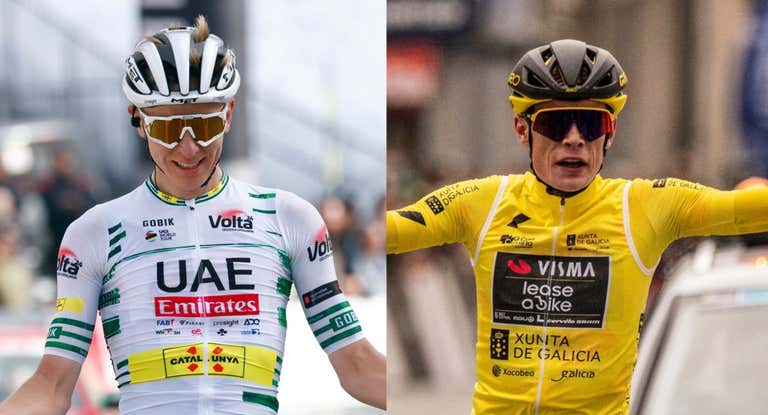 Pogacar y Vingegaard celebran sendas victorias en la Volta y Vuelta a Galicia.