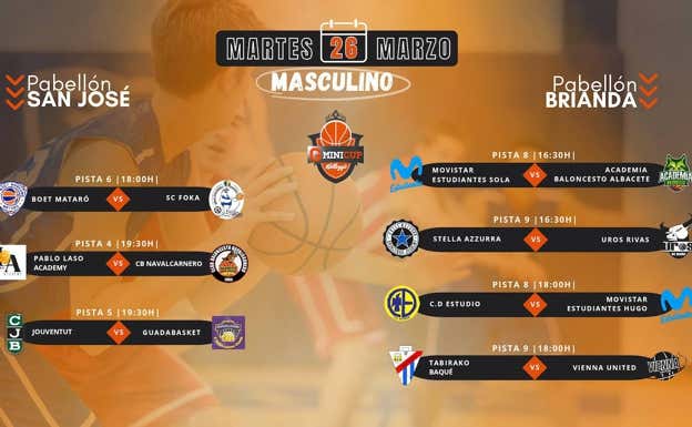 Jornada del martes en categoría masculina.  GIGANTES MINICUP