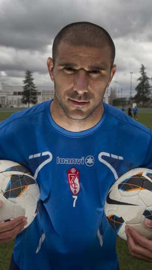 Carlos Aranda, en su etapa con el Granada.  Ideal
