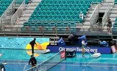 La lluvia desata el caos en Miami y los tenistas señalan a la organización: «Los horarios son poco realistas»