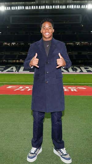 Endrick, en el Santiago Bernabéu. Real Madrid