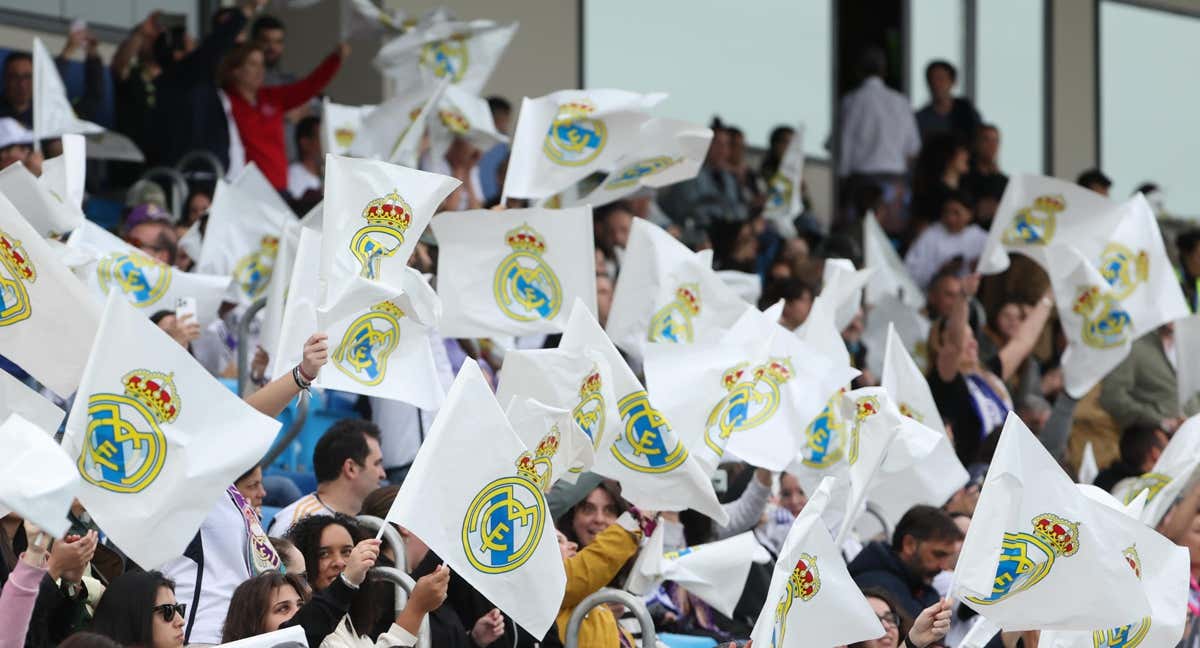 Los aficionados del Real Madrid. /EFE