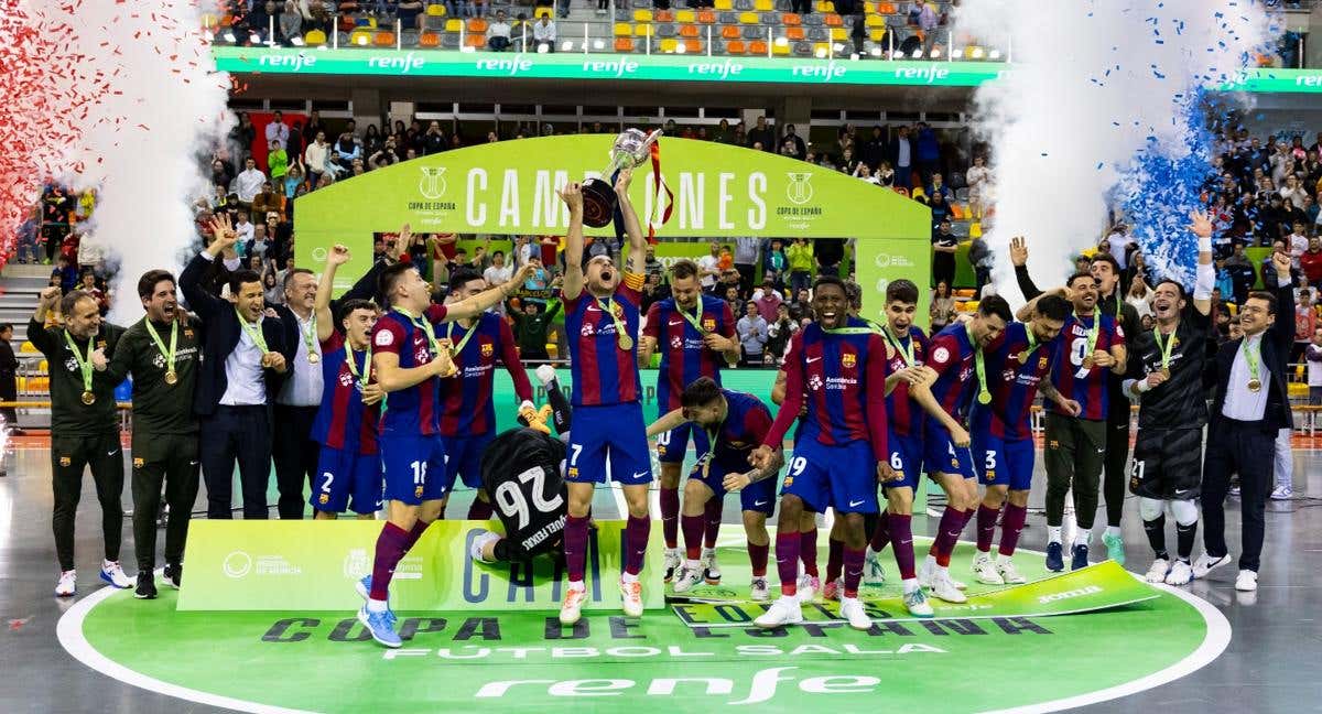 Catela anotó dos goles y el penalti decisivo en la final de la Copa de España de Cartagena.