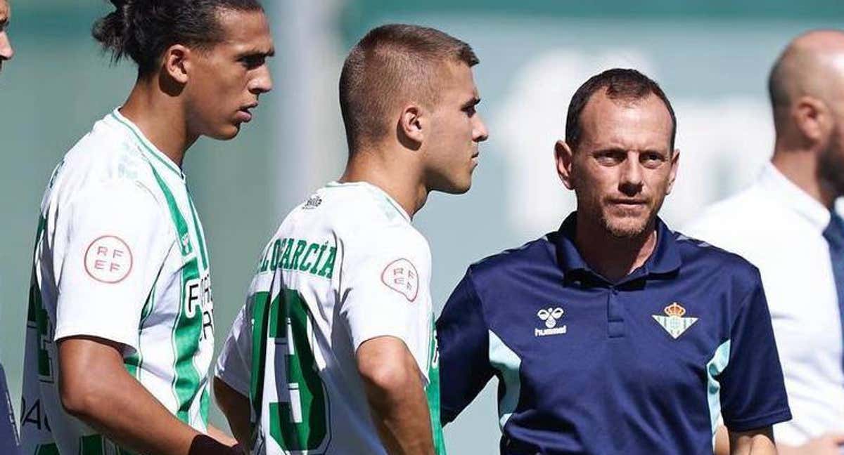 Alberto González, entrenador del Betis Deportivo.