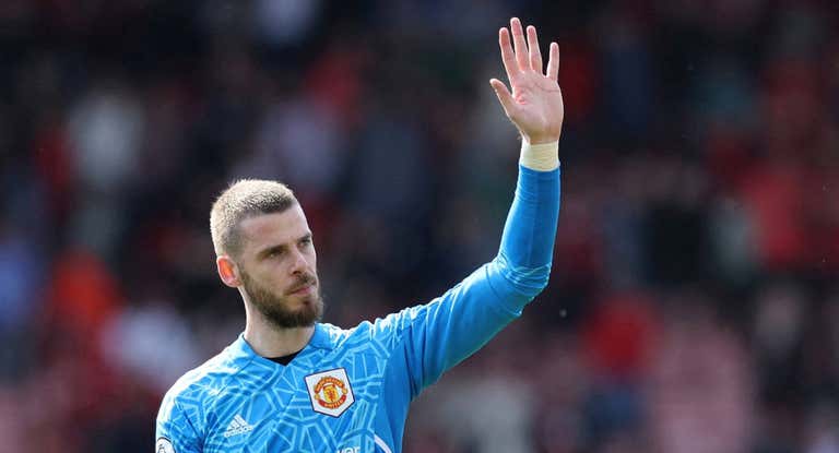 De Gea, con el Manchester United.