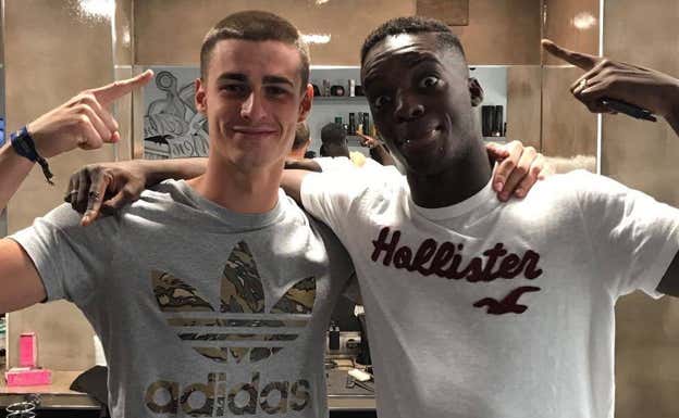Kepa e Iñaki Williams se raparon el pelo cuando Yeray Álvarez anunció que tenía un tumor testicular.  INSTAGRAM