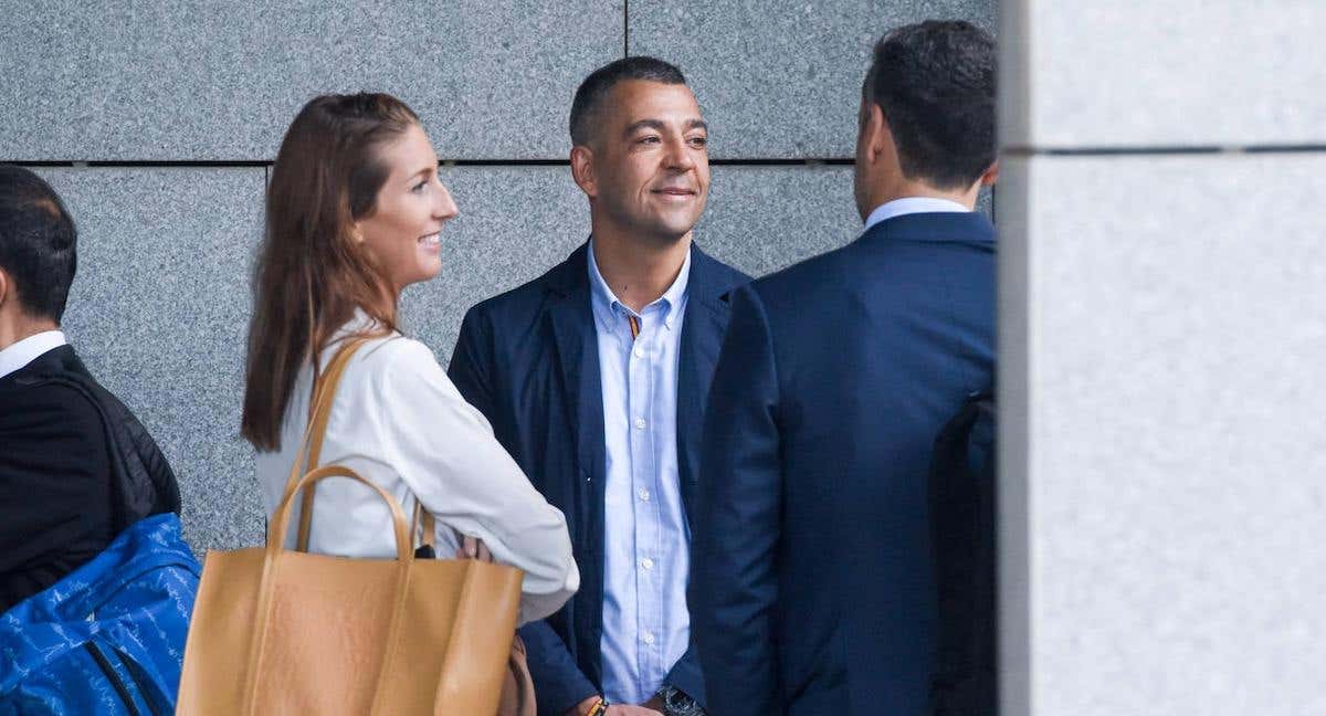 Rubén Rivera, en la Audiencia Nacional para declarar como investigado en el caso Rubiales./EP