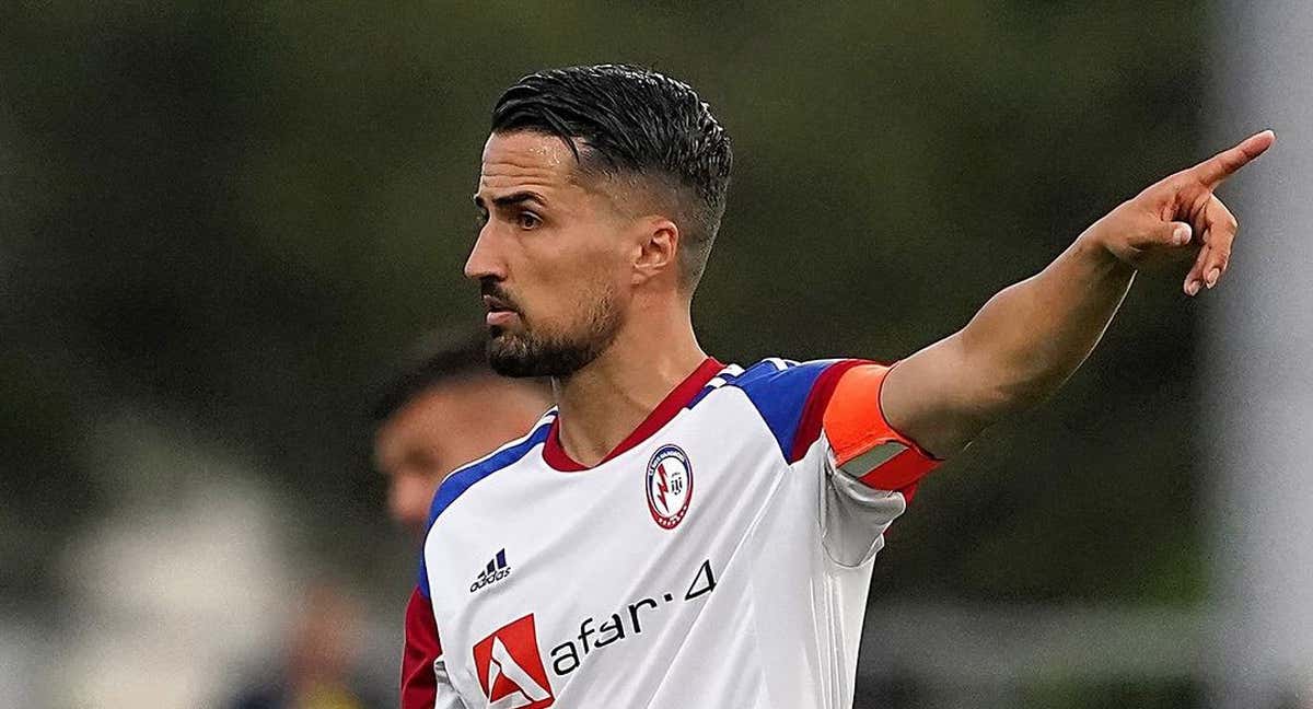 Jorge Casado, en un partido con el Rayo Majadahonda./