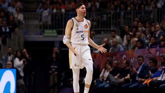 Rudy Fernández en un partido esta temporada con el Real Madrid./ACB Media
