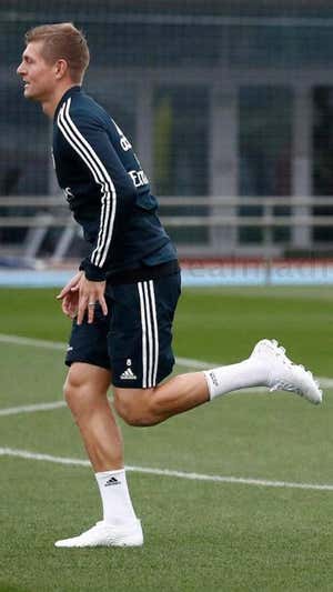 Kroos, con unas Copa 19.