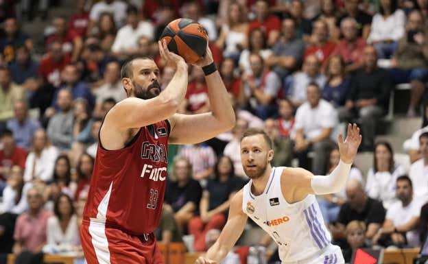 Marc Gasol en su última temporada con el Girona. Efe