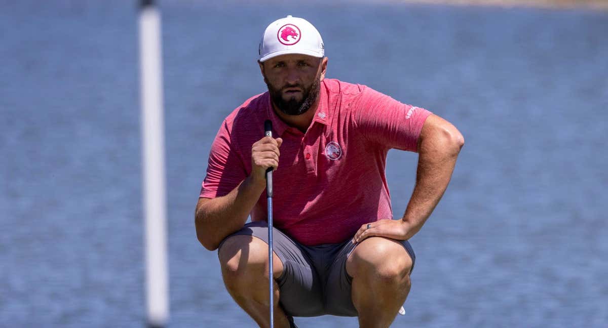 Jon Rahm, durante el LIV Golf de Miami del pasado fin de semana./EFE