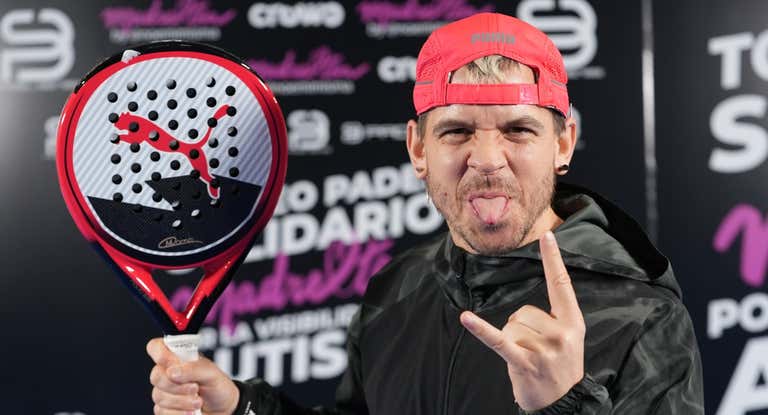 Dabiz Muñoz durante el torneo benéfico.