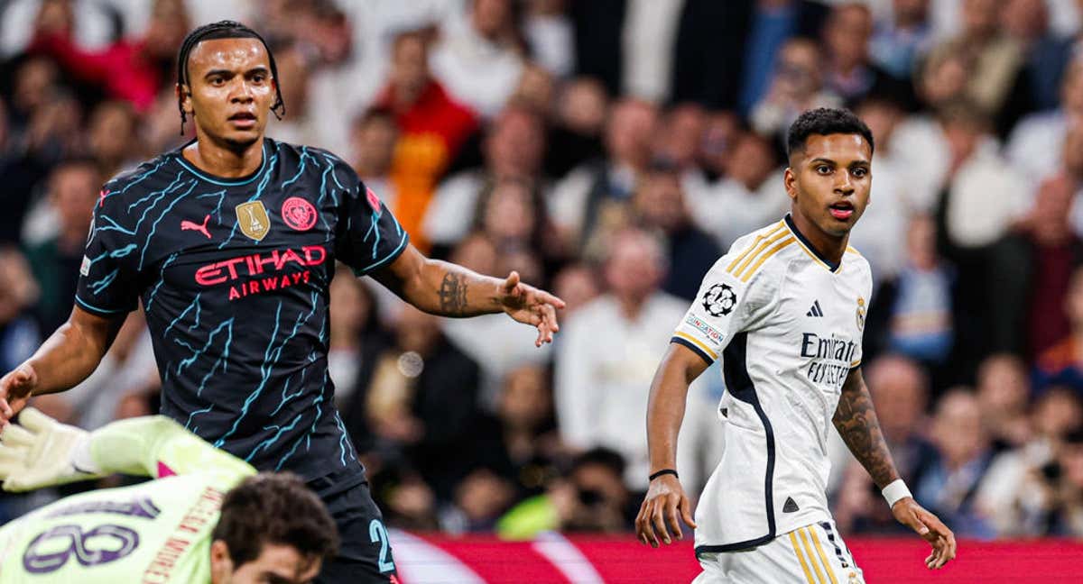 Rodrygo, en su gol contra el City./REAL MADRID