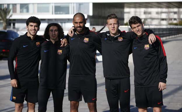 Fali durante su etapa en el Barça. FCB