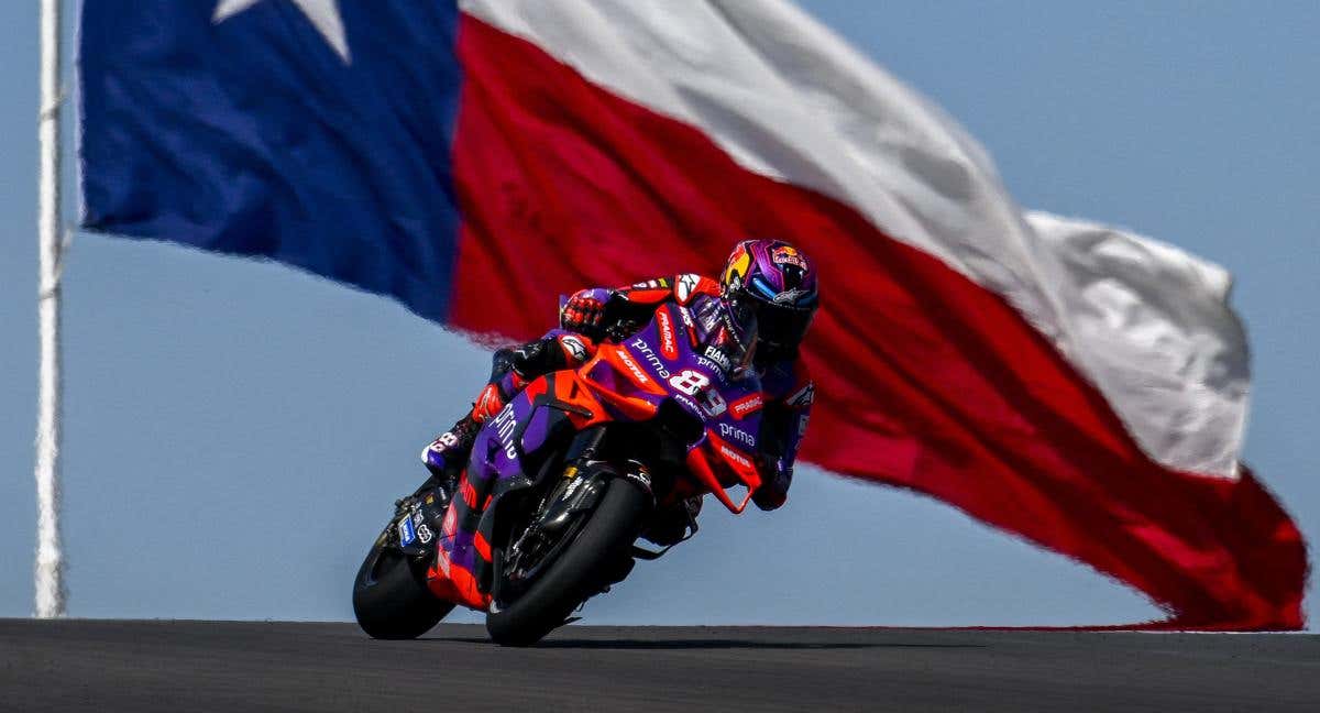 Jorge Martín, durante la práctica del GP de las Américas./REUTERS