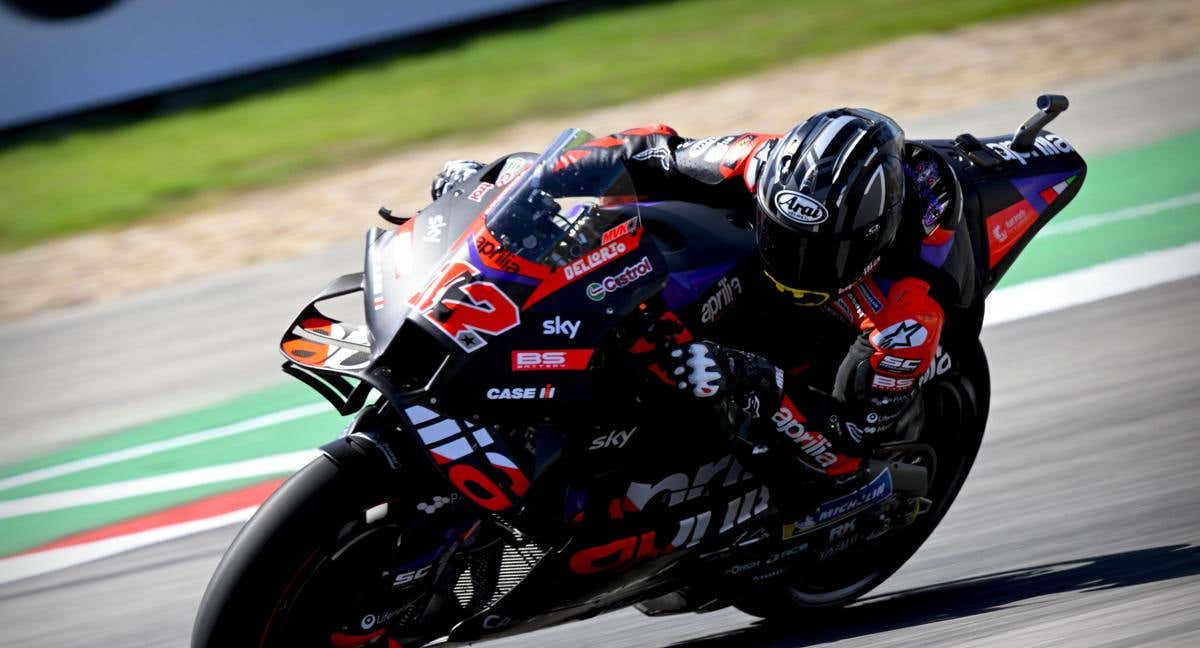 Maverick Viñales, durante la clasificación del GP de las Américas./REUTERS