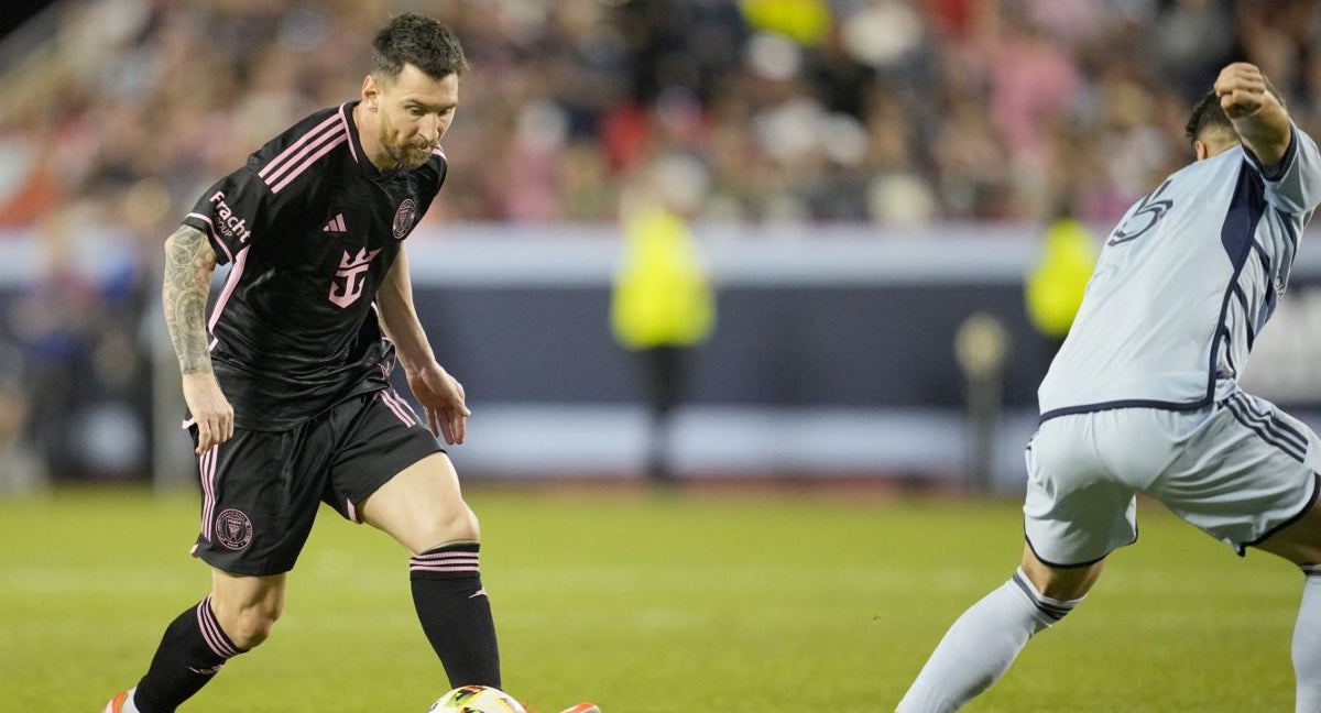 Leo Messi, en el partido.
