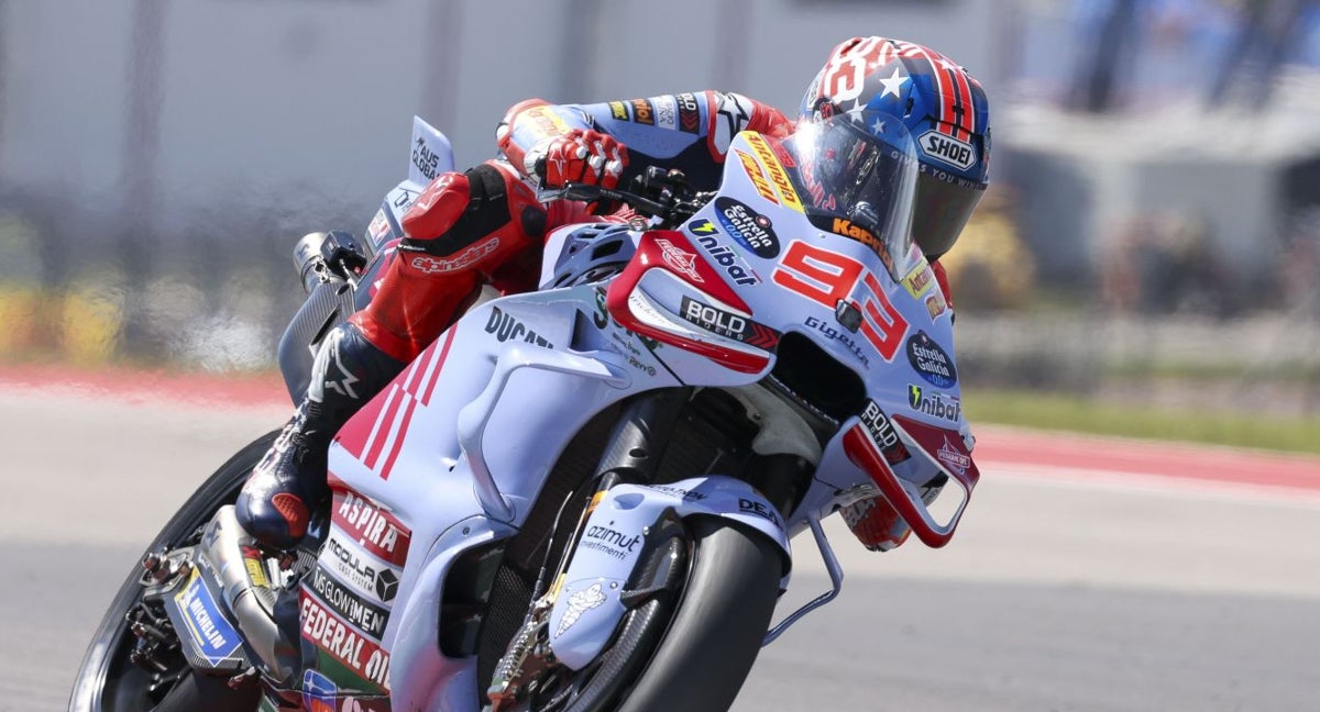 Marc Márquez, en el circuito de Austin.